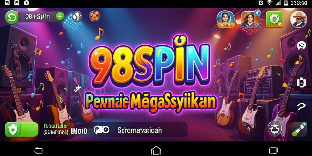 Gameplay seru di 98SPIN dengan berbagai pilihan lagu