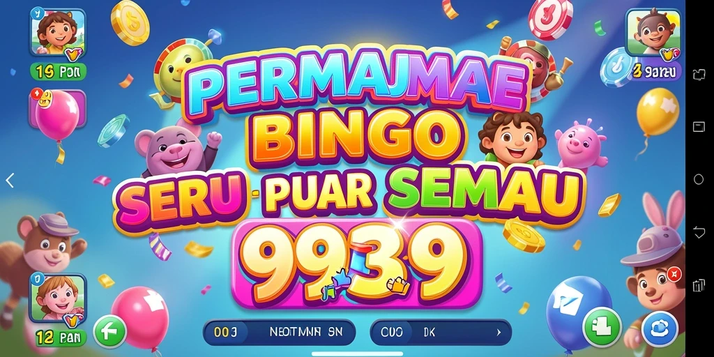 Tampilan gameplay seru dalam permainan Bingo 9939.
