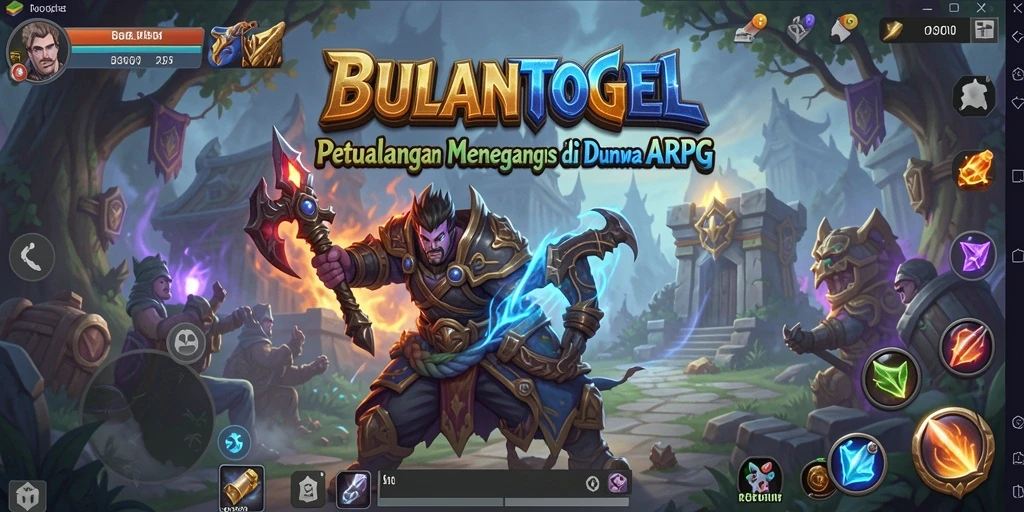 Tampilan gameplay ARPG yang seru dan mendebarkan di BULANTOGEL.