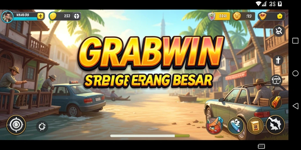 Tampilan gameplay <strong>GRABWIN</strong> menunjukkan sisi strategis yang mendebarkan.