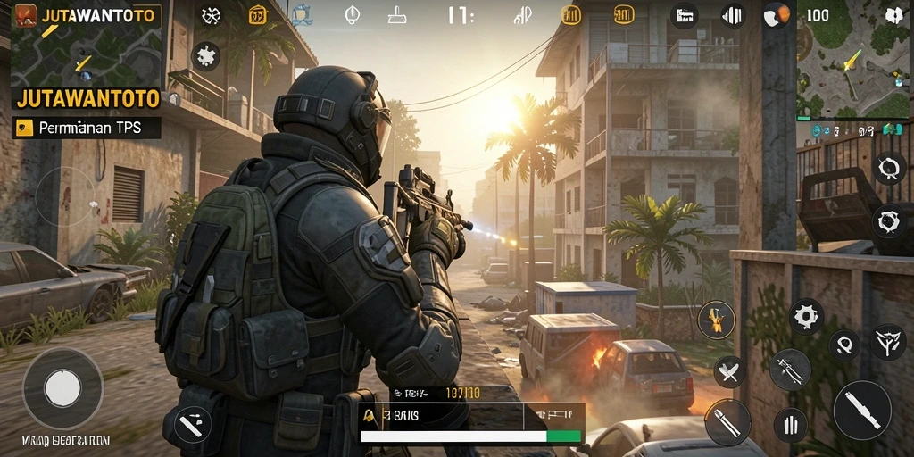 Screenshot gameplay seru dari JUTAWANTOTO dengan aksi mendebarkan.