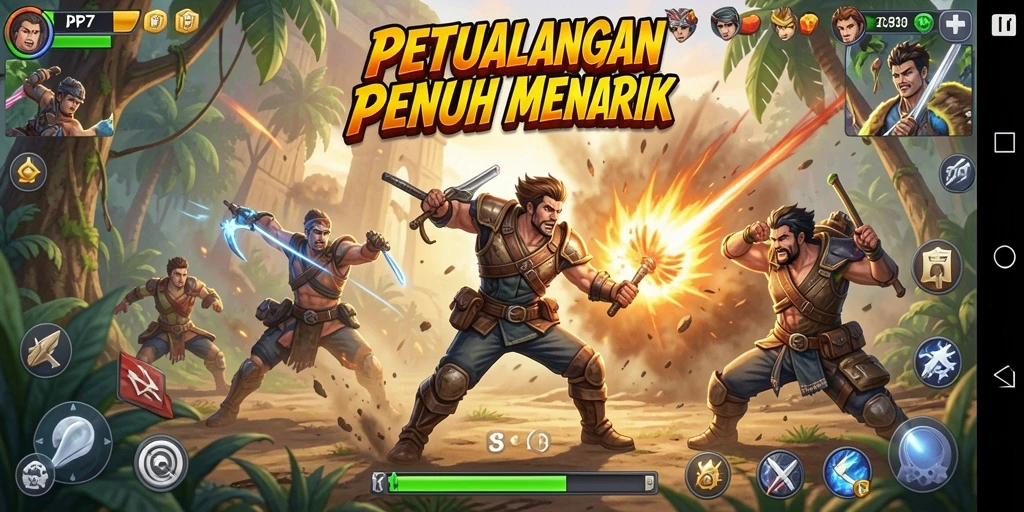 Tampilan mengesankan dari gameplay PP7 yang penuh aksi.