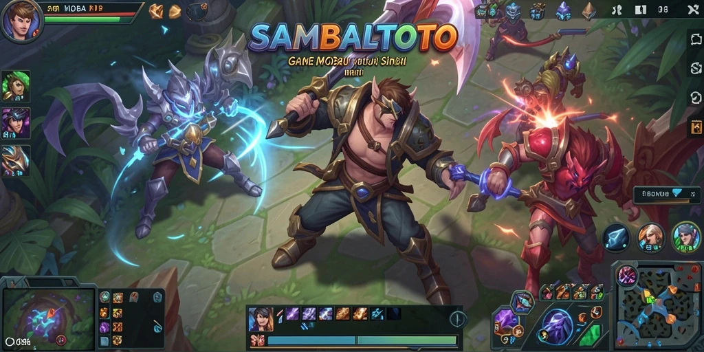 Screenshot gameplay seru dari SAMBALTOTO MOBA.