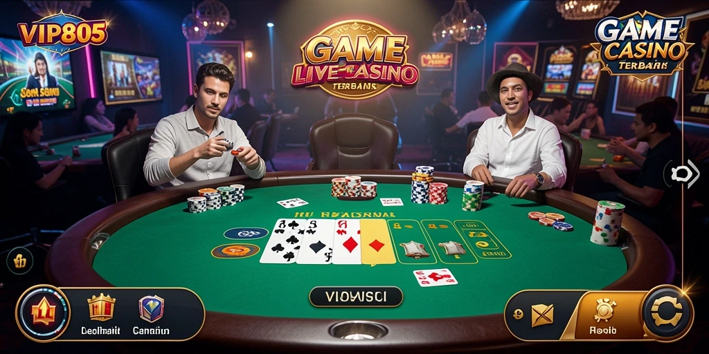 Tampilan gameplay Live Casino yang menarik dan interaktif.