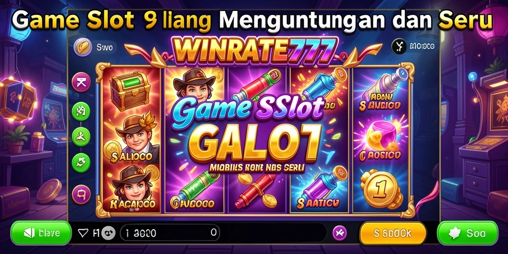 Screenshot utama WINRATE777 menampilkan gameplay Slot yang seru dan menghibur.