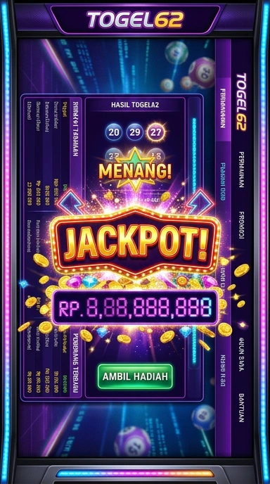 Antarmuka aplikasi togel62 yang menarik dan user-friendly.